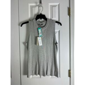 NWT Evolution Kyrie Fitted Sweater Grey Tank Size 2x